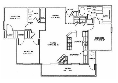 3BR/2BA - Signature Ridge