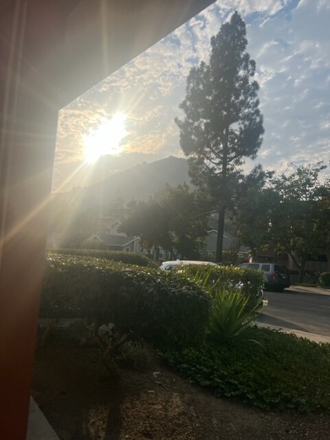 Sunset view from front door - 777 Mill St