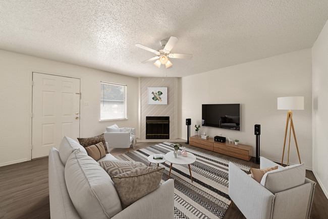 Living Area - Sheridan Square Apartments