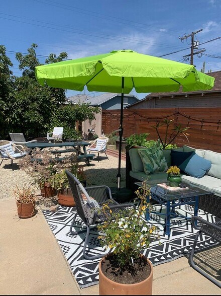 Outdoor Seating Area and Raised Garden Beds - 2955 8th Ave