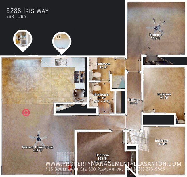 Building Photo - Single Story, 4 bed, 2 bath,  1196 sq ft home