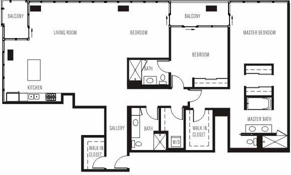 Floorplan - 550 N Saint Clair St
