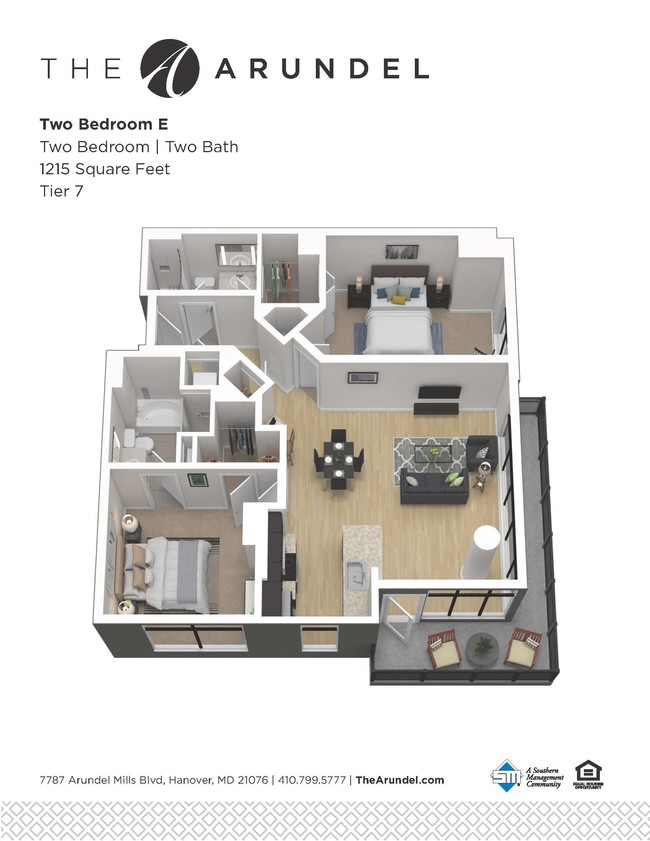 Floorplan - The Residences at Arundel Preserve