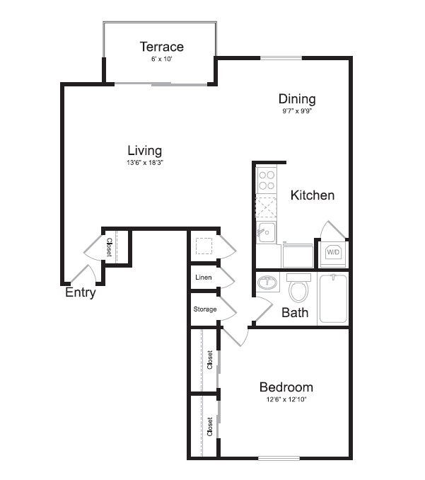 Floorplan - One80 Watkins Mill