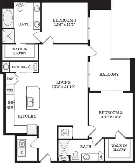 Floorplan - Revl Crockett Row