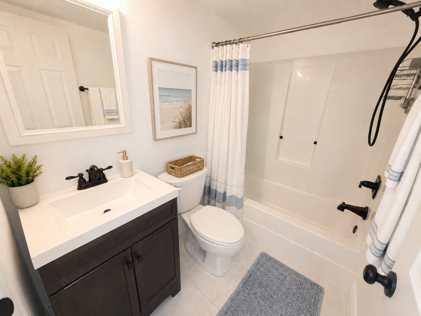 Bath 2. Virtually staged for Design Purposes only. Rental is unfurnished - 154 Cypress Way E