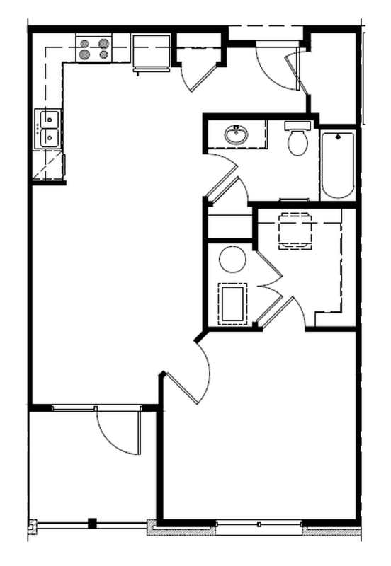 Floorplan - Walnut Park Apartments