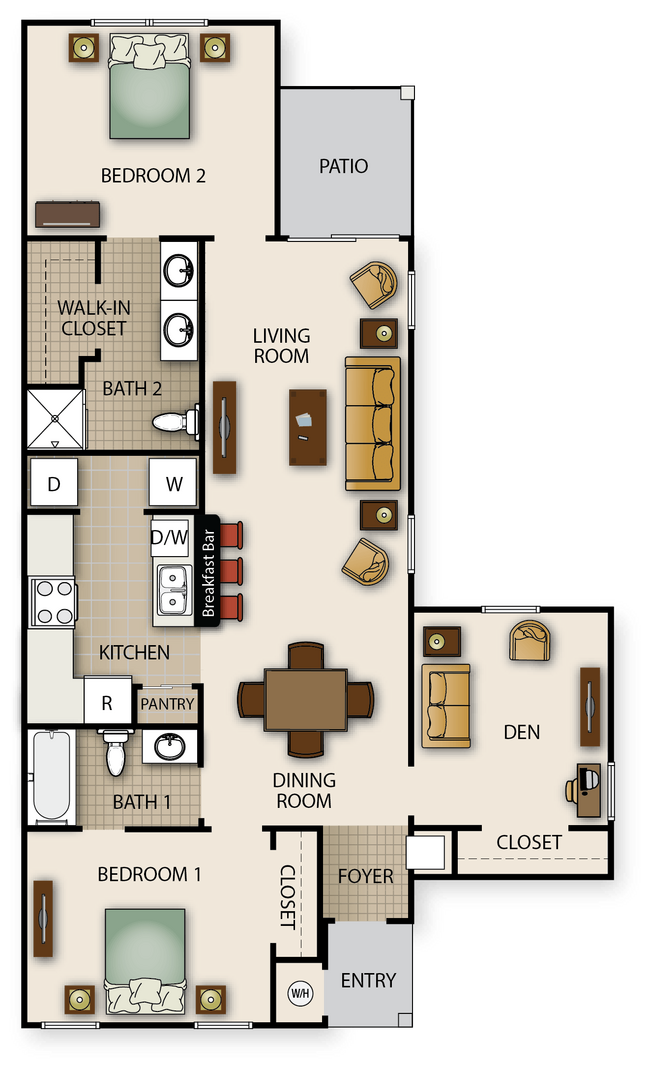 Floorplan - Garden Park Senior Living