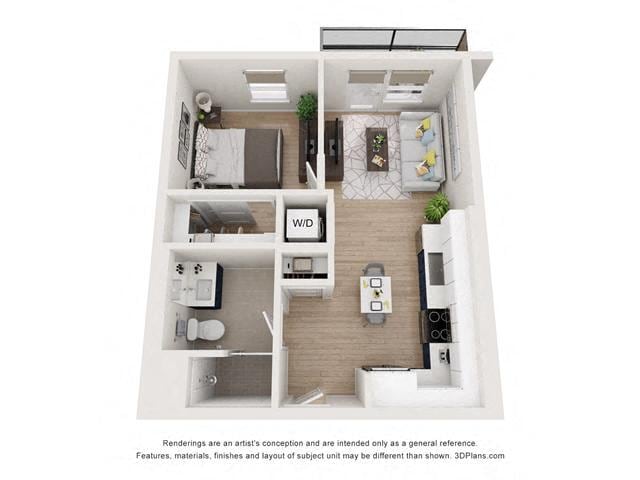 Floorplan - Evani 3223 Wilshire