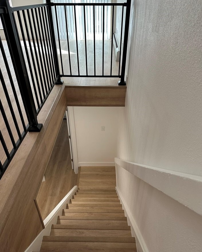 Stairway to Bedrooms - 1065 University Ave