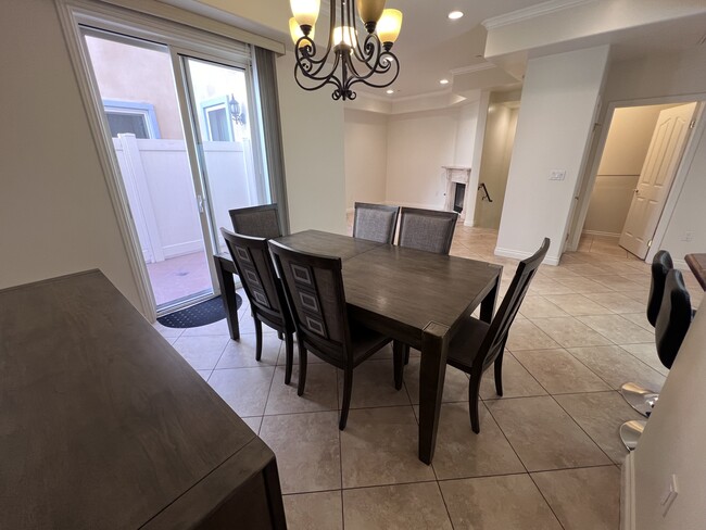 The dining area opening to the patio - 430 W Wilson Ave