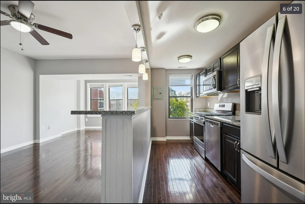 Living Space/Kitchen - 3900 14th St NW