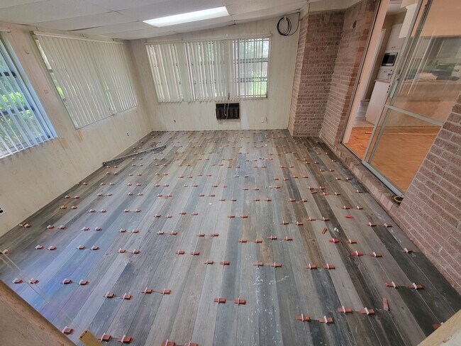 Tile work in Florida room - 722 Revere Ave