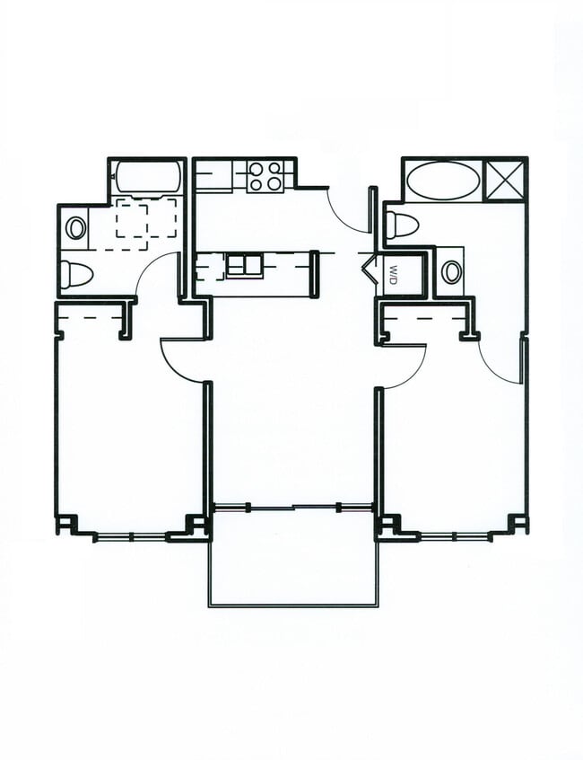Livorno 2x2 B floor plan PR SM Livorno LLC - PR SM Livorno LLC