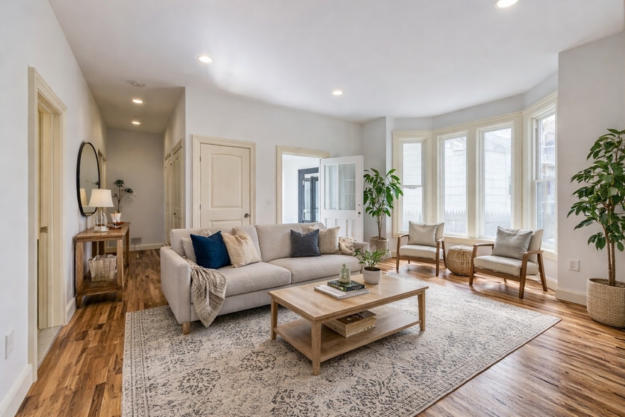 Living Room with AI staging for Ideas - 262 Prospect Ave