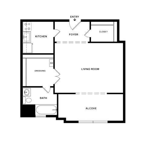 Floorplan - Empire Apartments