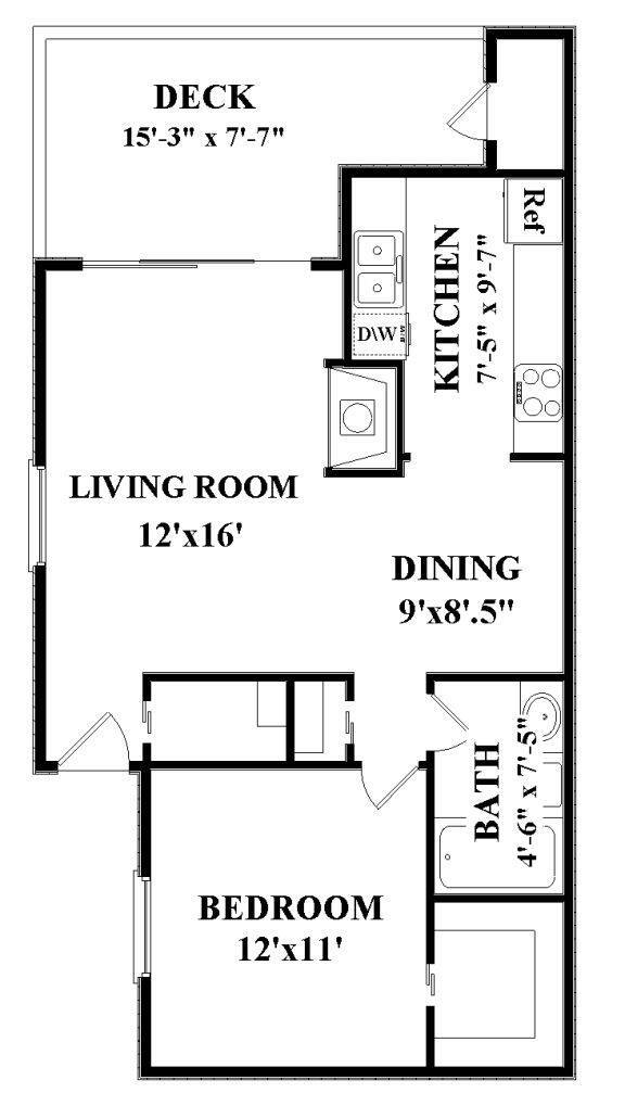 Floorplan - Windtree Apartments