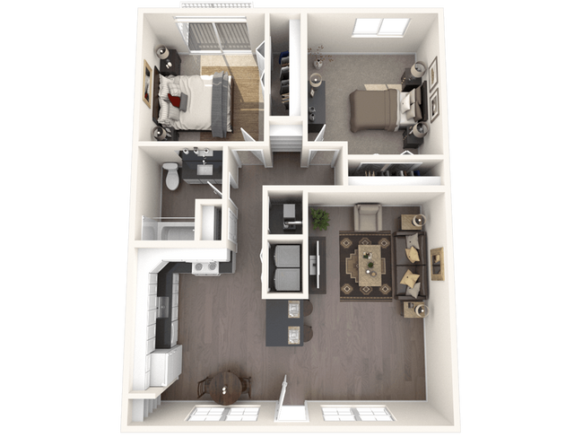 Floorplan - The Guthrie Flats