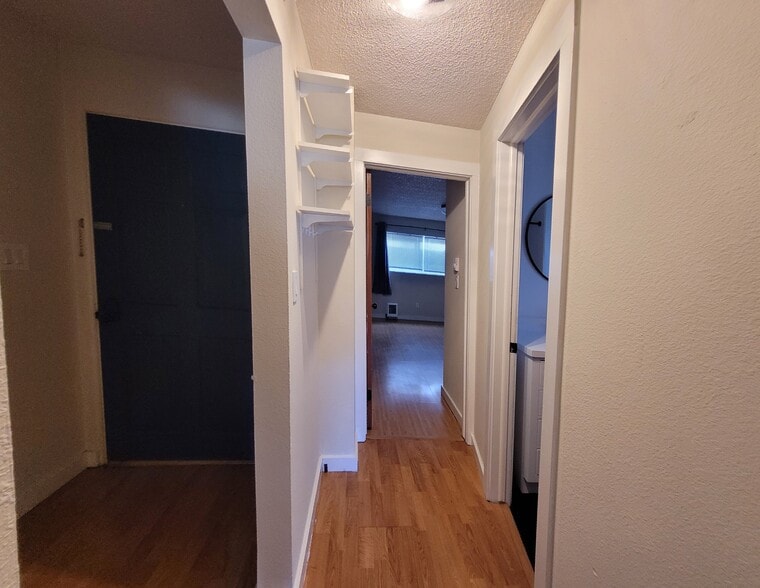 Hallway, showing entry door - 649 N Hayes St