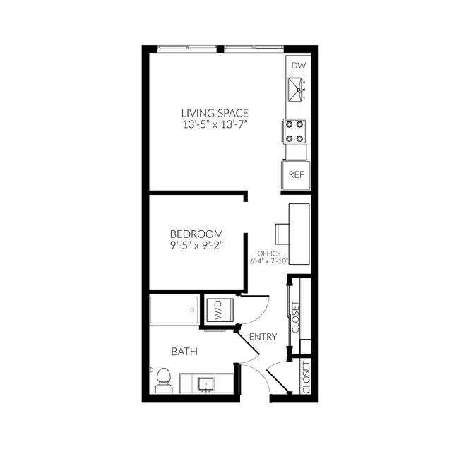 Floorplan - Huntington Apartment Homes