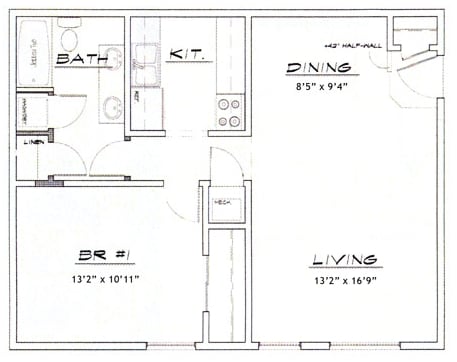 1BR/1BA - San Mateo de Santa Fe