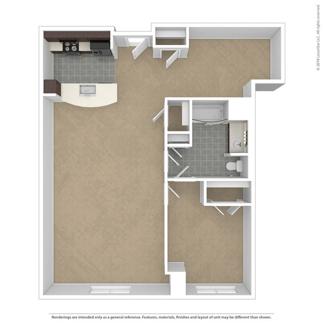 Floorplan - Curtain Lofts  1371