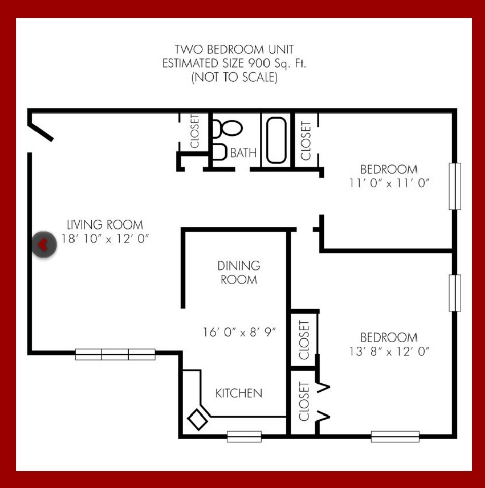 2BR/1BA - Stone Gate Woods