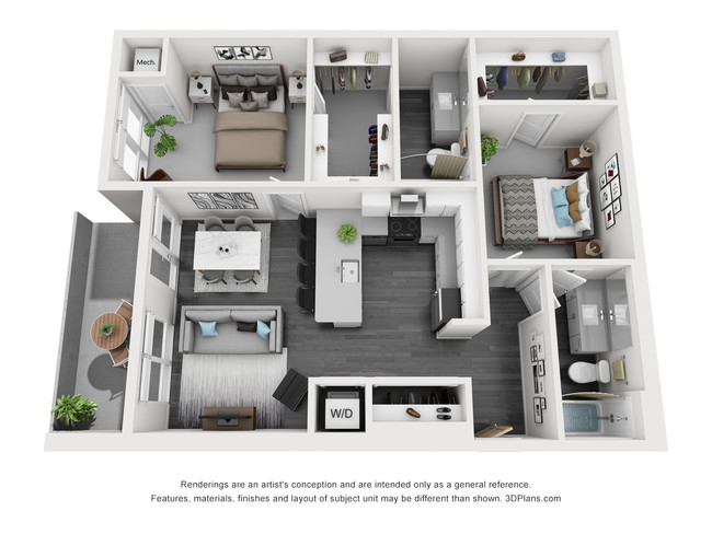 Floorplan - Green on 4th