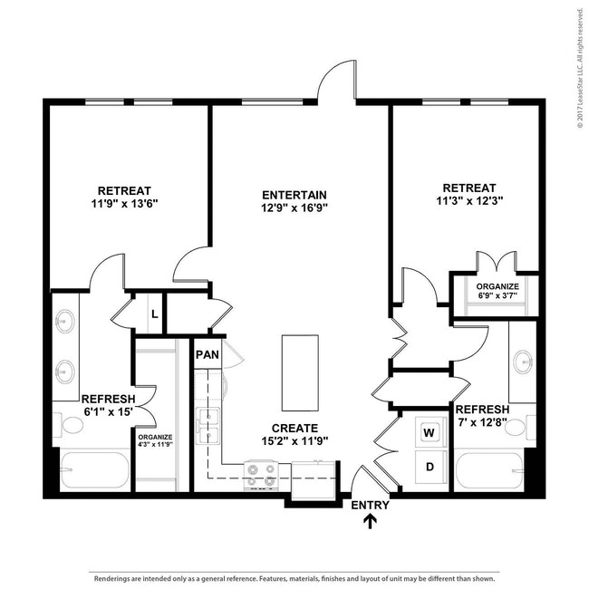 Floorplan - Cortland Oak Lawn