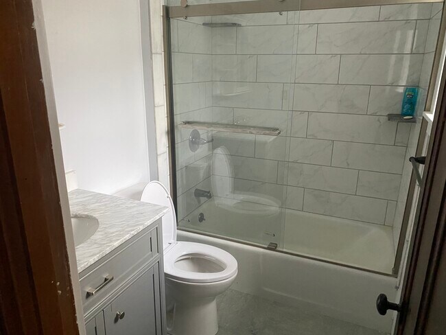 full bathroom - new vanity and toilet - 183 Main St
