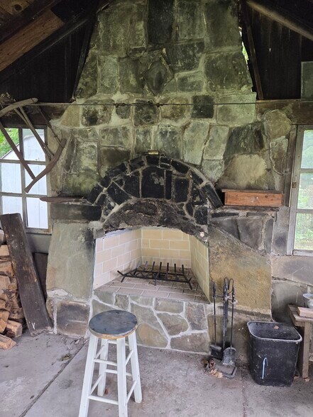 Giant Hearth in Fire Shed - 117 Arlington Ave