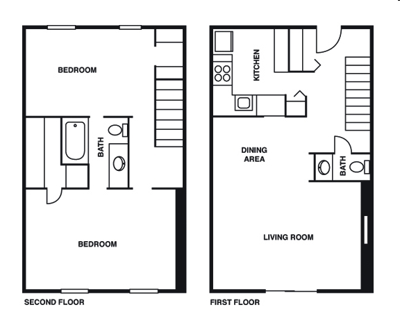 2BR/1.5BA - Willow Crossing