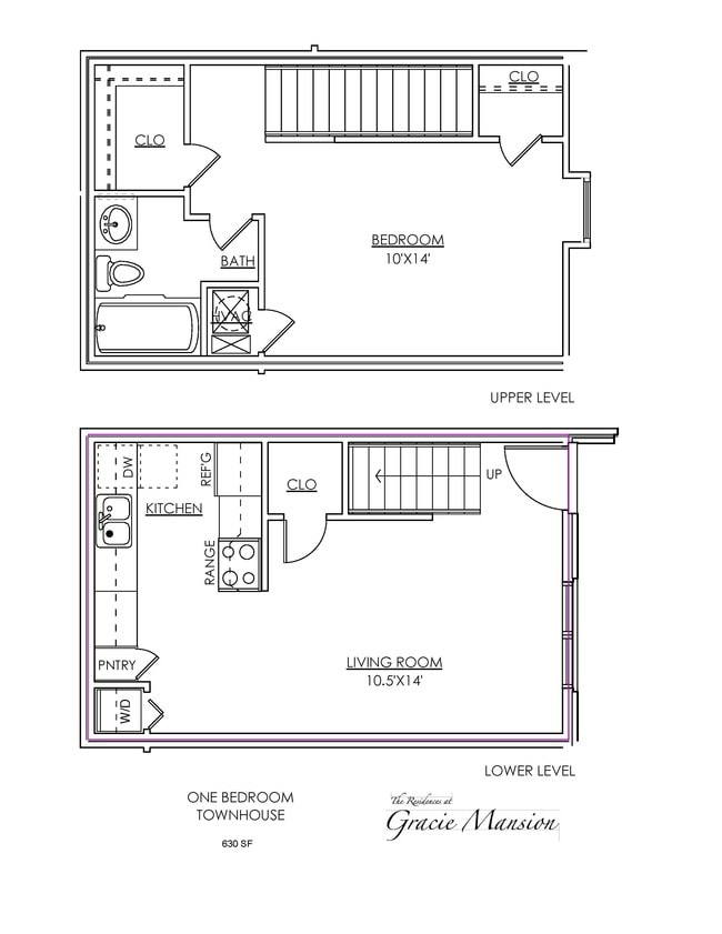 One Bedroom Townhouse - Residences at Gracie Mansion