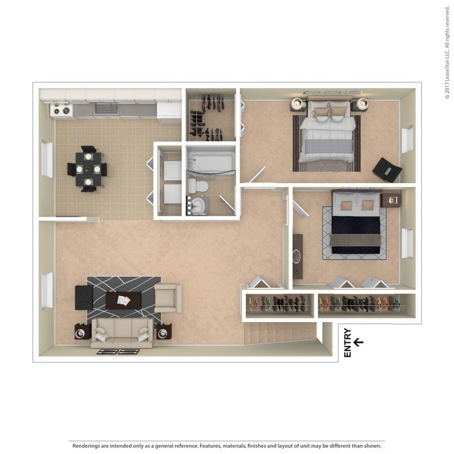 Floorplan - Apartments at Waterford