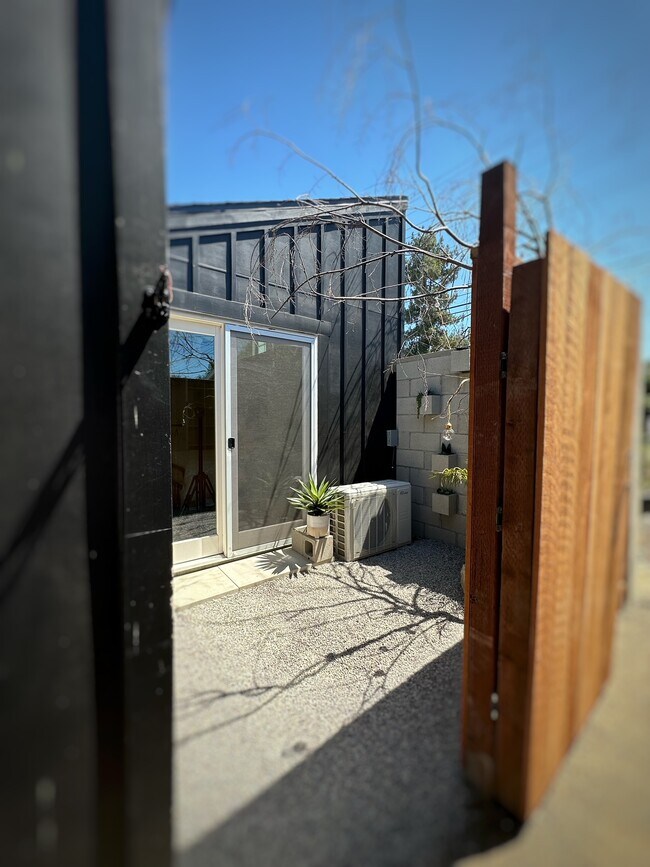 Open air private patio - 7044 McLaren Ave