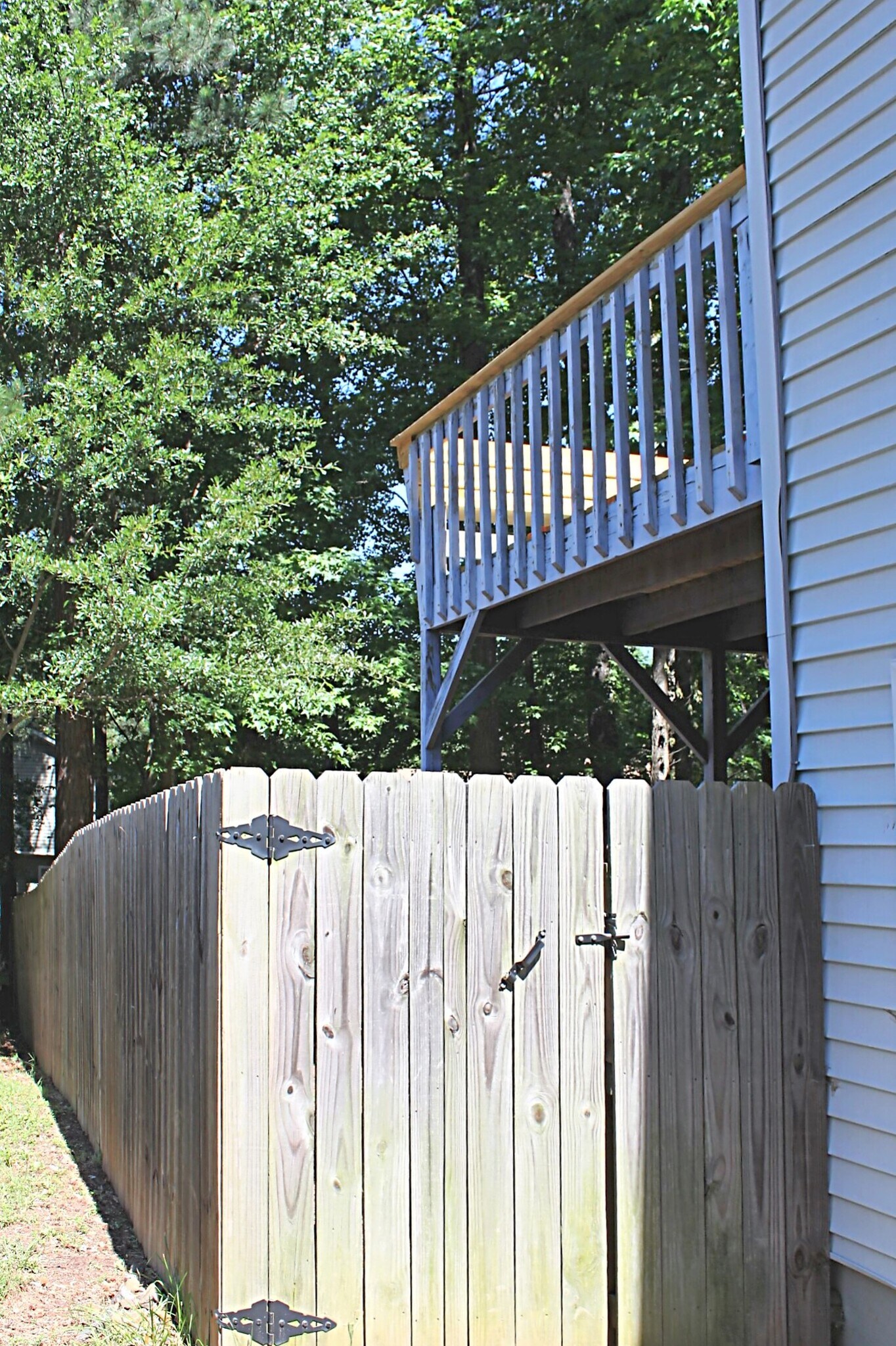 Back Deck view from Driveway - 1095 Mountain Springs Dr NW