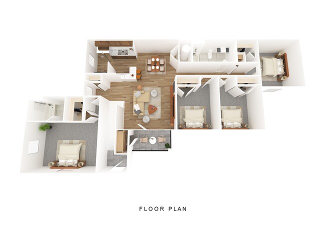 Floorplan - Amberwood Place Apartments