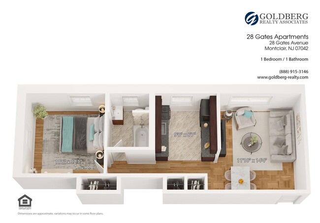 Floorplan - 28 Gates Avenue Apts