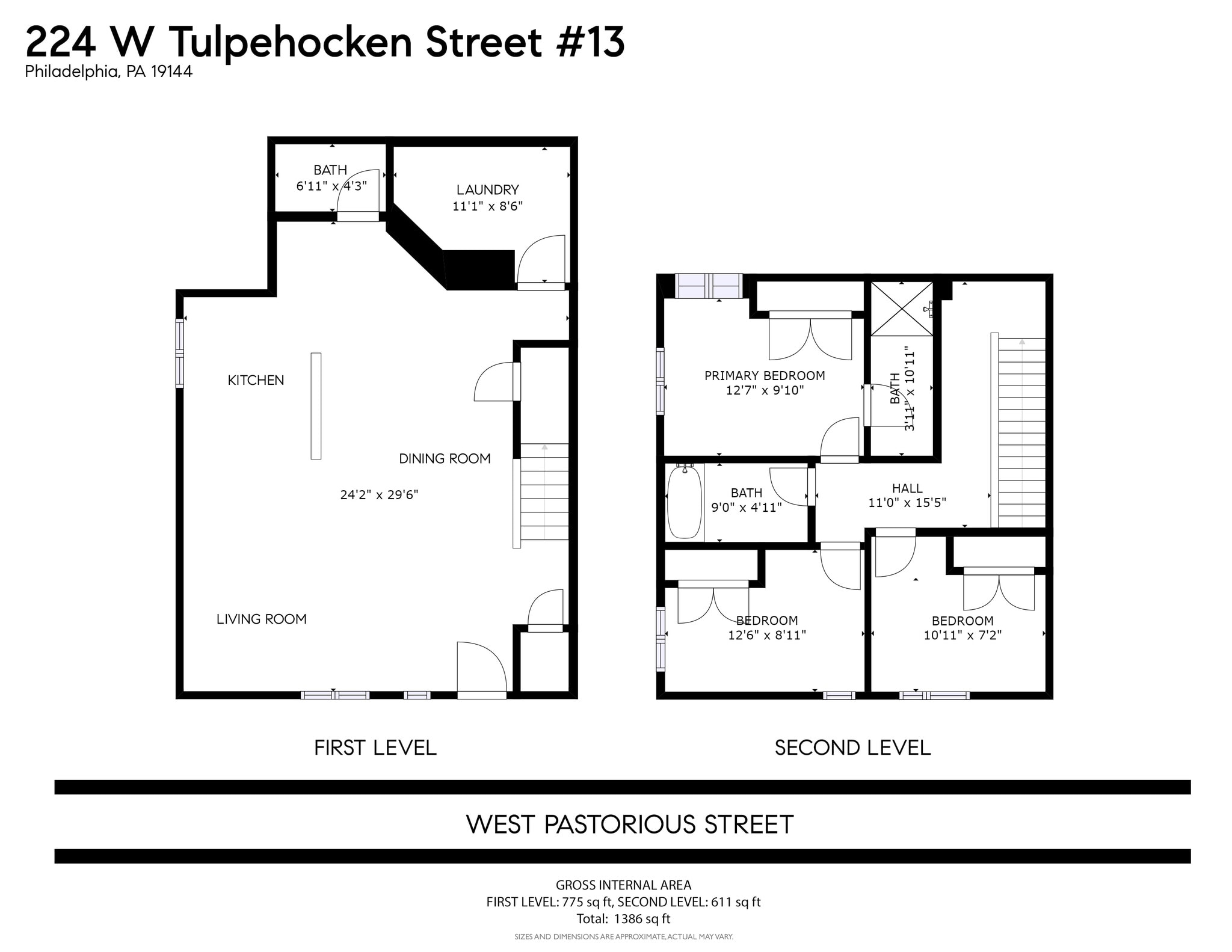 Floorplan #13 - 225 W Pastorius St