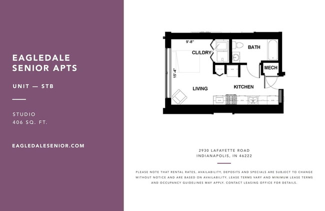 Floorplan - Eagledale Senior Apartments