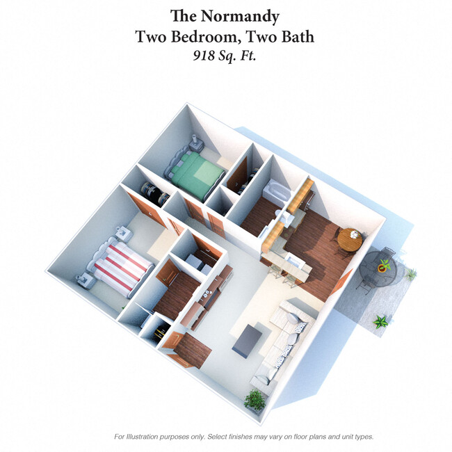 Floorplan - Woodhills Apartments