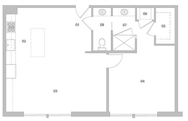 1BR/1BA - The Burton Pasadena