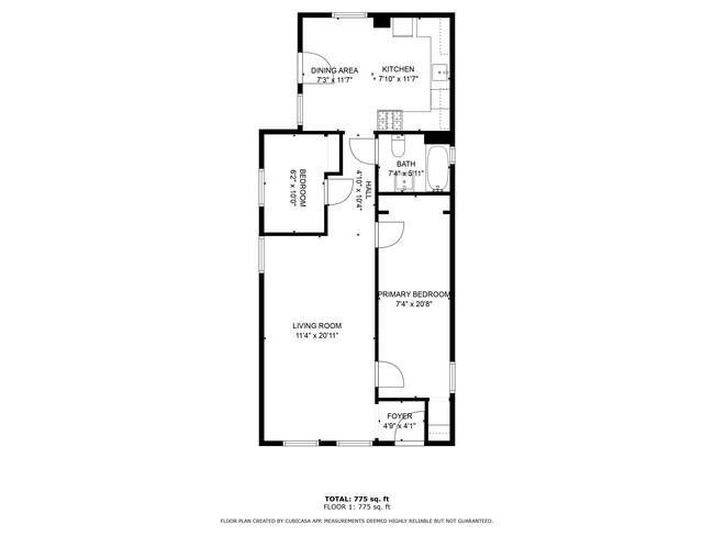 Floor plan - 2578 S Lenox St