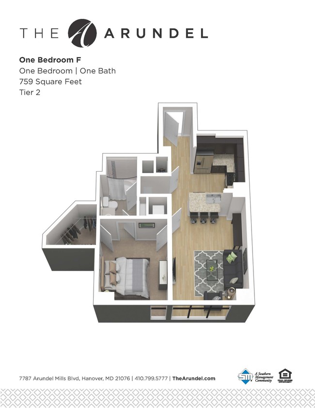 Floorplan - The Residences at Arundel Preserve