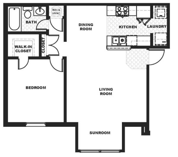 1BR/1BA - Tuscany Village Apartments