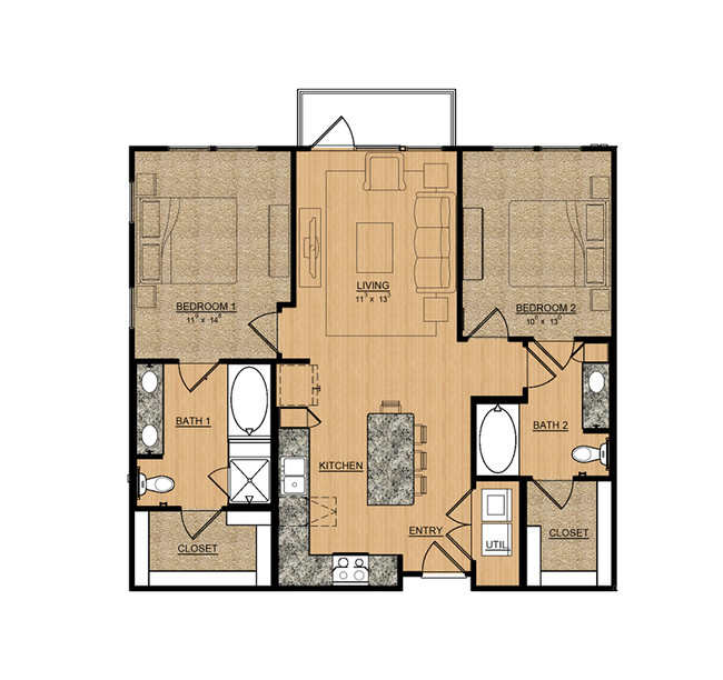 Floorplan - Magnolia on Park