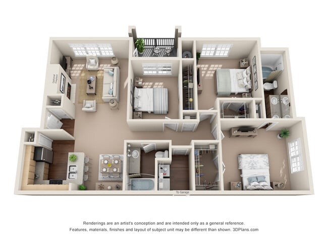 Floorplan - Sonterra Apartment Homes