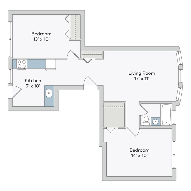 Floorplan - 5222-38 S. Drexel Avenue