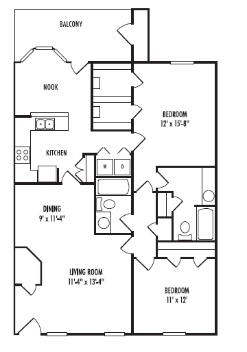 2BR/2BA - Summer Creek