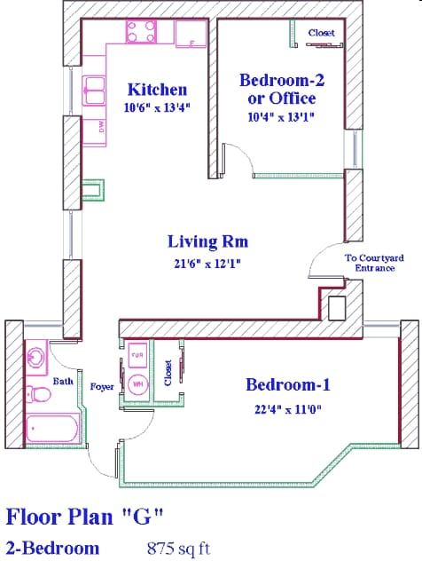 2BR/1BA - Park Avenue